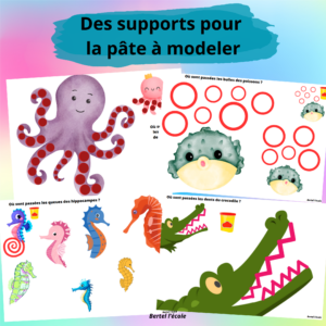 Supports pour la pâte à modeler